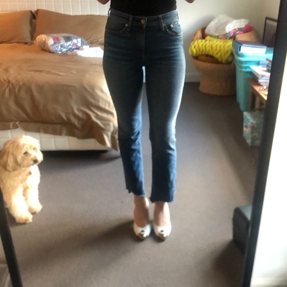 rag & bone fit and flare jeans - Picture 4 of 8